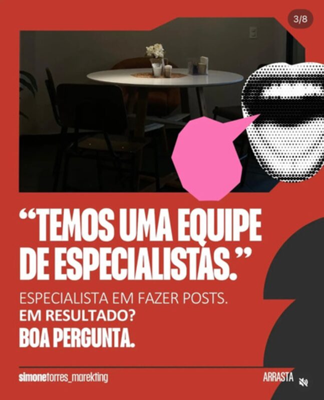 Post: Temos uma equipe de especialistas